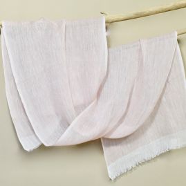 Linen scarf Mariam pink